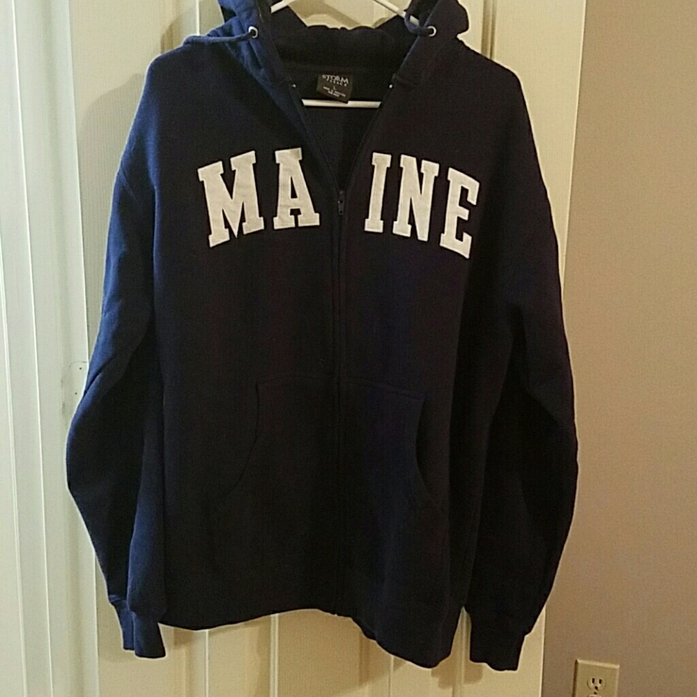"Maine" Full zip Hoodie