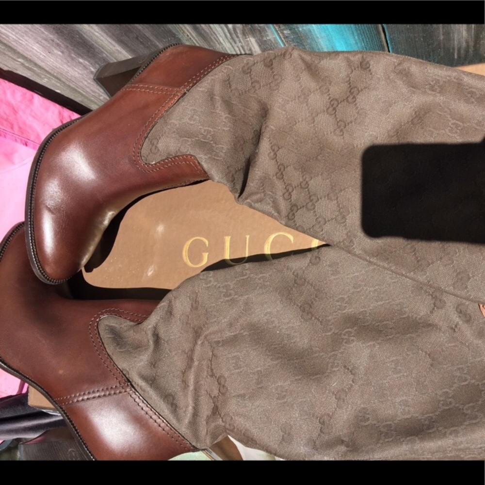 Authentic Gucci knee hi boots - Picture 2 of 2