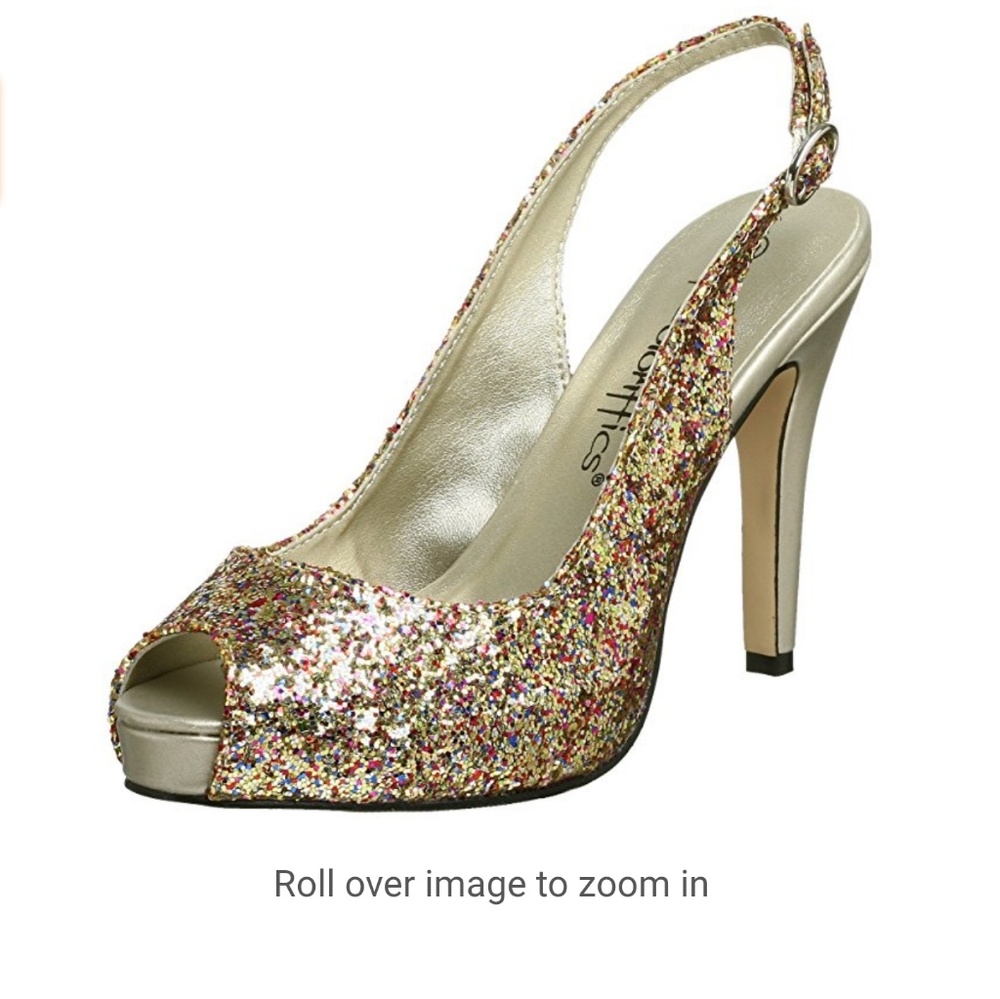 Glitter Occasion heels