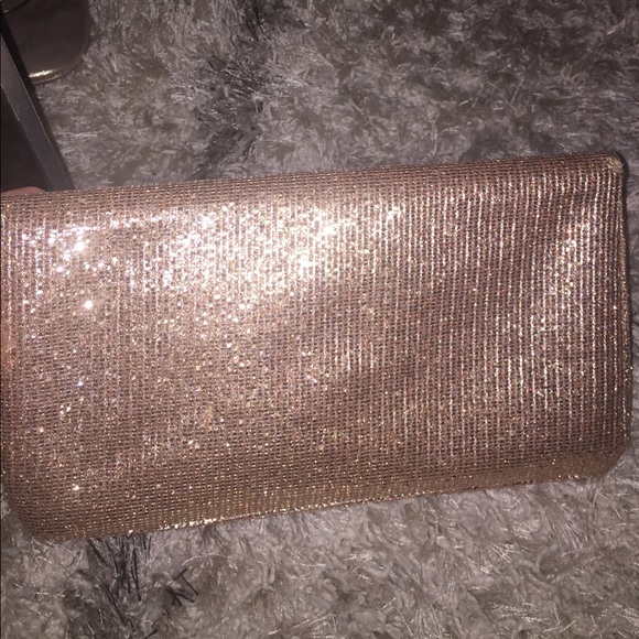 BCBGeneration Light gold envelope clutch - Picture 4 of 5