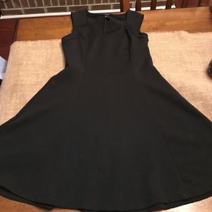 Black mini dress