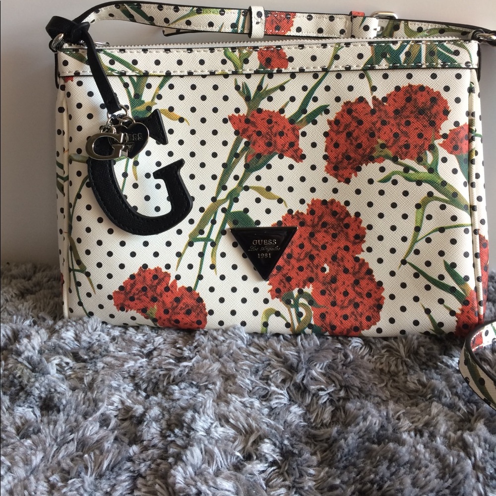 Guess floral cross body