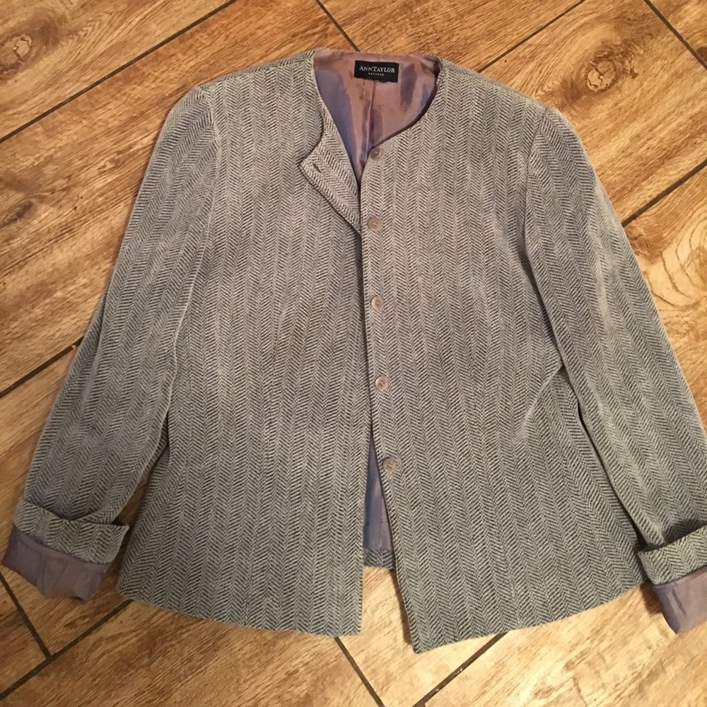 Beautiful Ann Taylor textures blazer