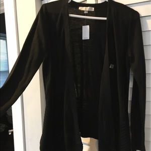 Ann Taylor Loft black cardigan NWT