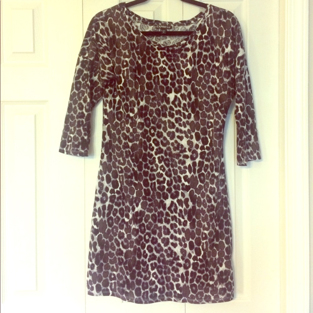 Express Dress - cheetah print