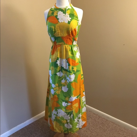 Vintage Dresses & Skirts - Host Pick! Vintage 60's Hawaiian Malia Maxi Dress