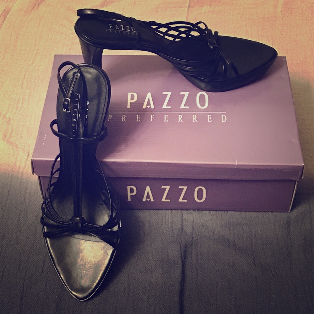 New Black Strappy Slings...Never Been Worn!