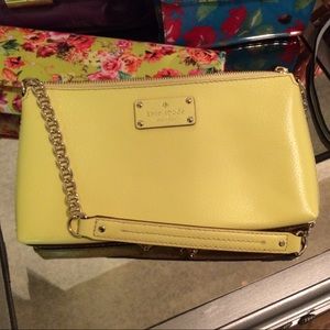 Kate spade lemon yellow purse