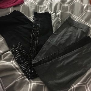 2 pair of leggings!