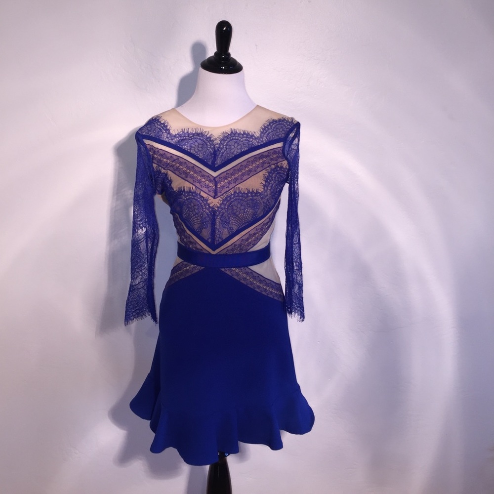 Three Floor blue dress