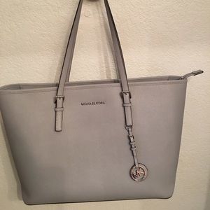 Gray Michael Kors Large Jet Set Tote (OFFERS!)