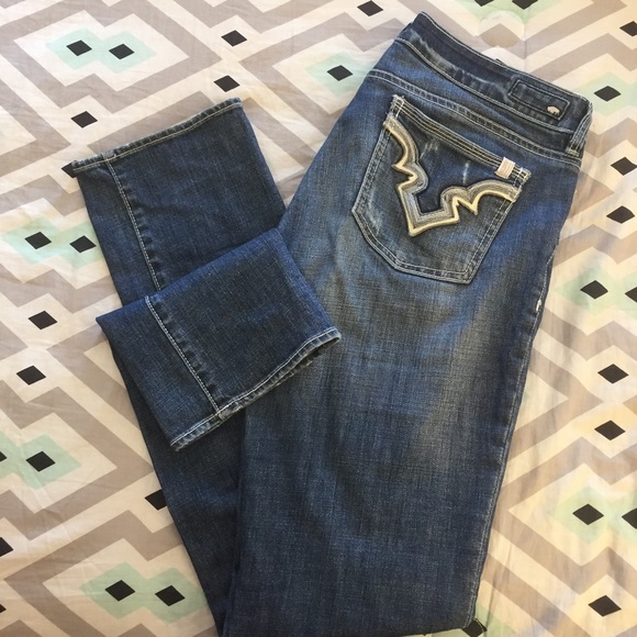 Lightly distressed jeans. - Picture 2 of 4