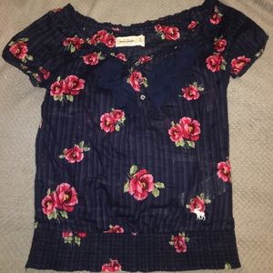 Abercrombie floral shirt.