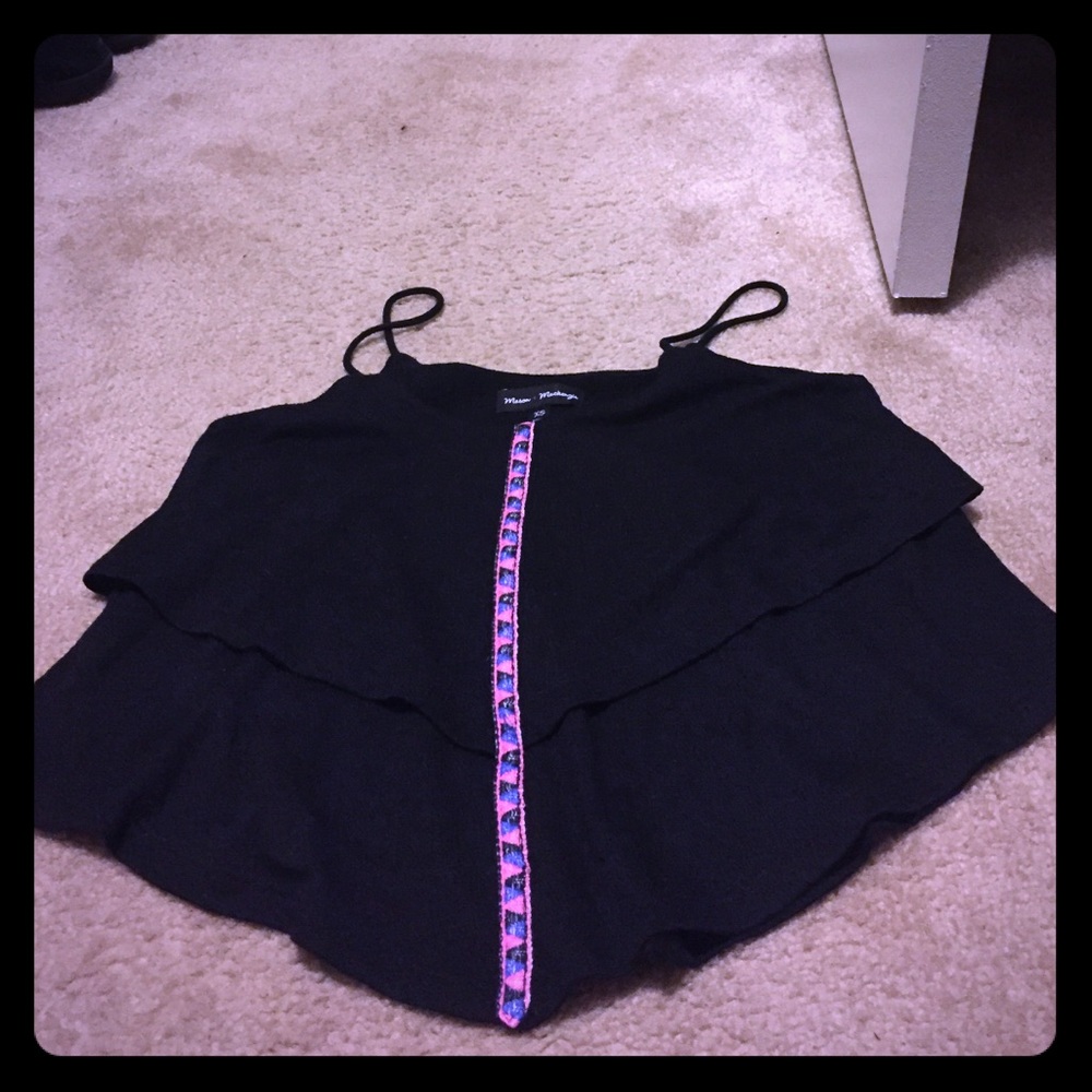 Flowy black tank top