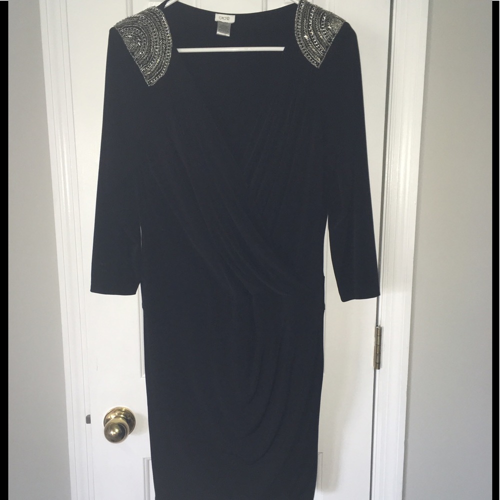 Black cocktail dress