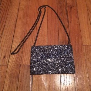 J.Crew Glitter Evening Bag