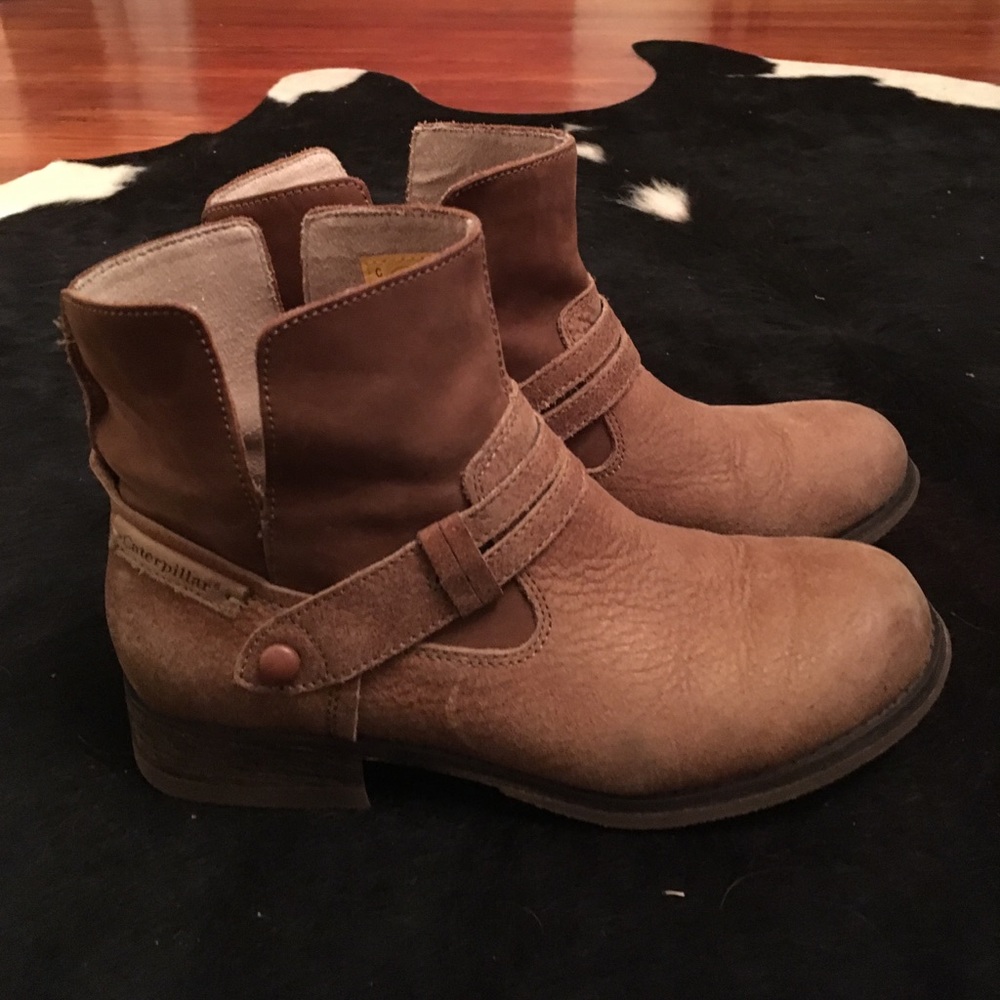 CAT ankle booties