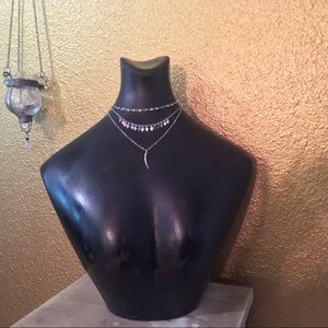 SILVER NECKLACE SET (3 necklaces) Festival jewelry