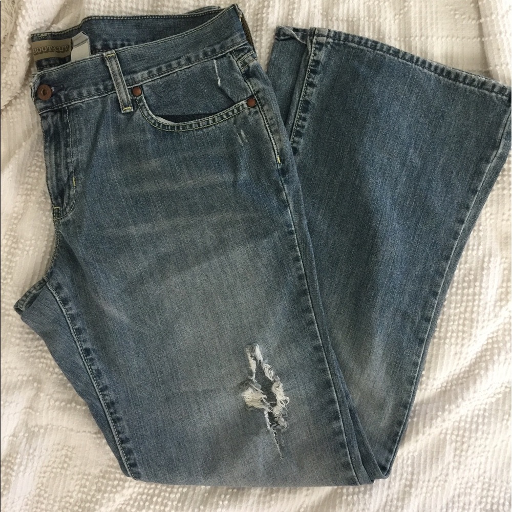 Old navy boot cut jeans!