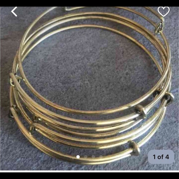 Alex and Ani Jewelry - NIP lot of 5 gold adjustable bracelets