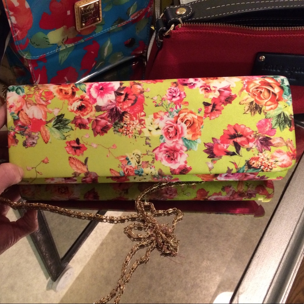 Bright floral cross body