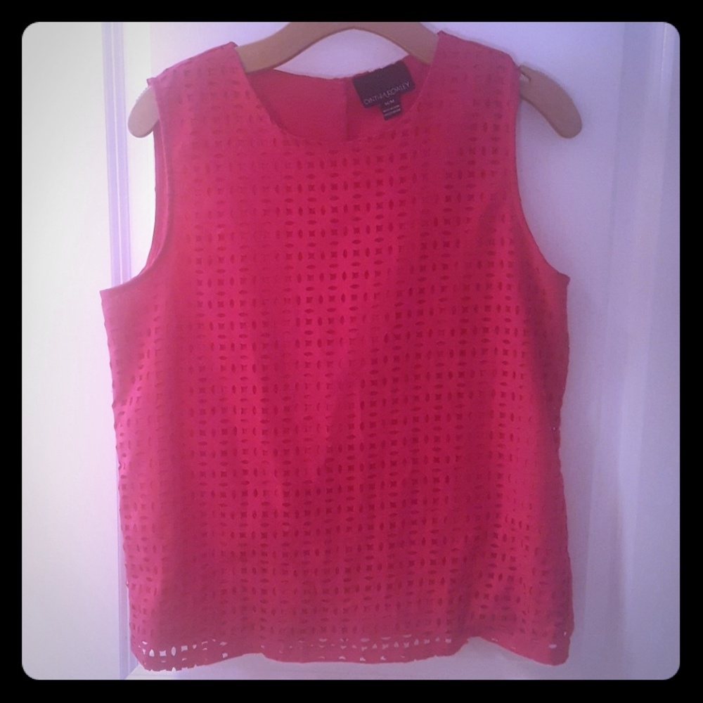 Pink cutout tank