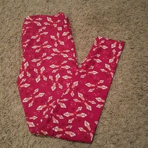 Lula Roe TC leggings unicorn ice cream cones