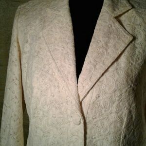 💼💼Nwts- Elegant embroidery sport jacket sz: XS