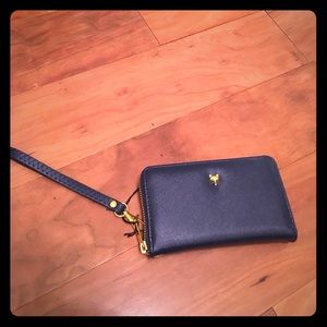 2Chic NWT Navy Fox Wallet and Wristlet