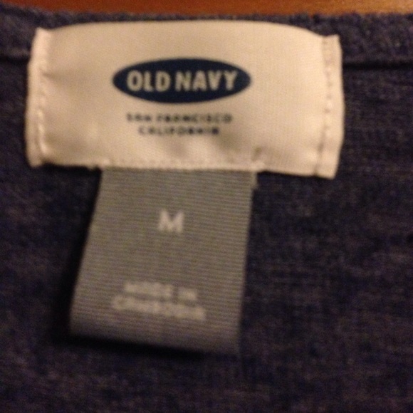 Gap blue shirt with panel in back - Picture 5 of 5