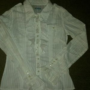 Drincy Cute  White long sleeve blouse