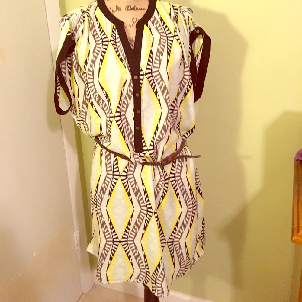 Printed loose dress