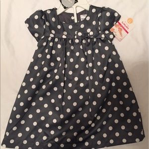 Polka Dot dress gray/white