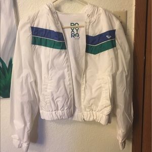 White rosy sweatshirt