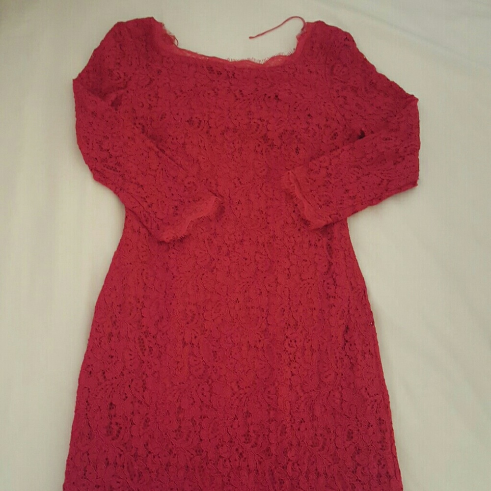 Adriana Papell Lace sheath dress - Picture 3 of 5