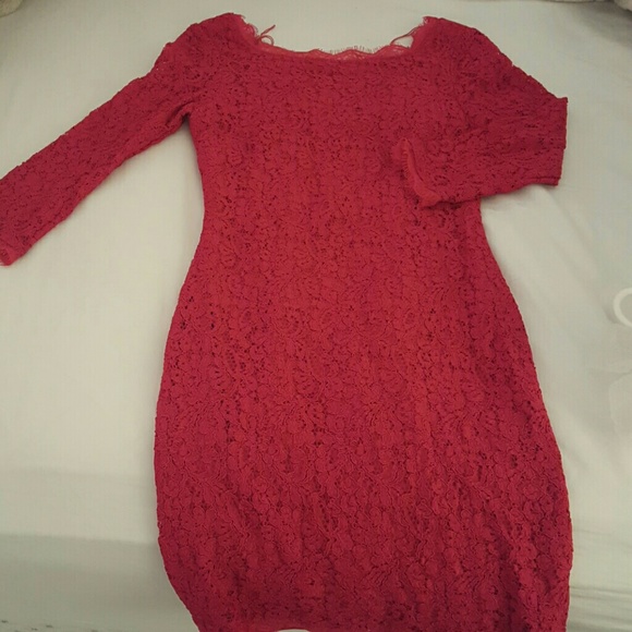 Adriana Papell Lace sheath dress - Picture 4 of 5