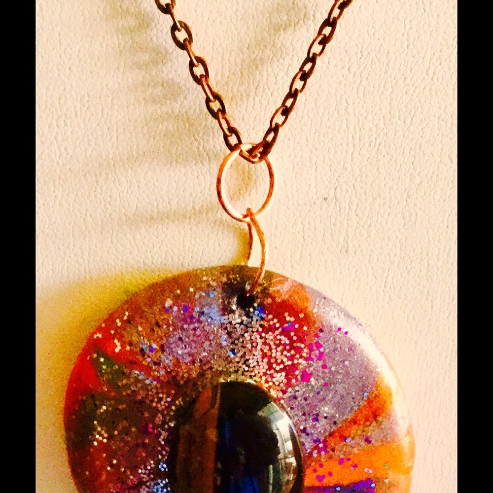 Handmade Polymer Clay & gemstone