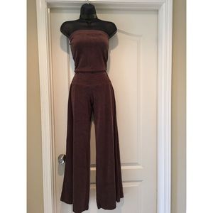 Victoria Secret strapless terry cloth romper