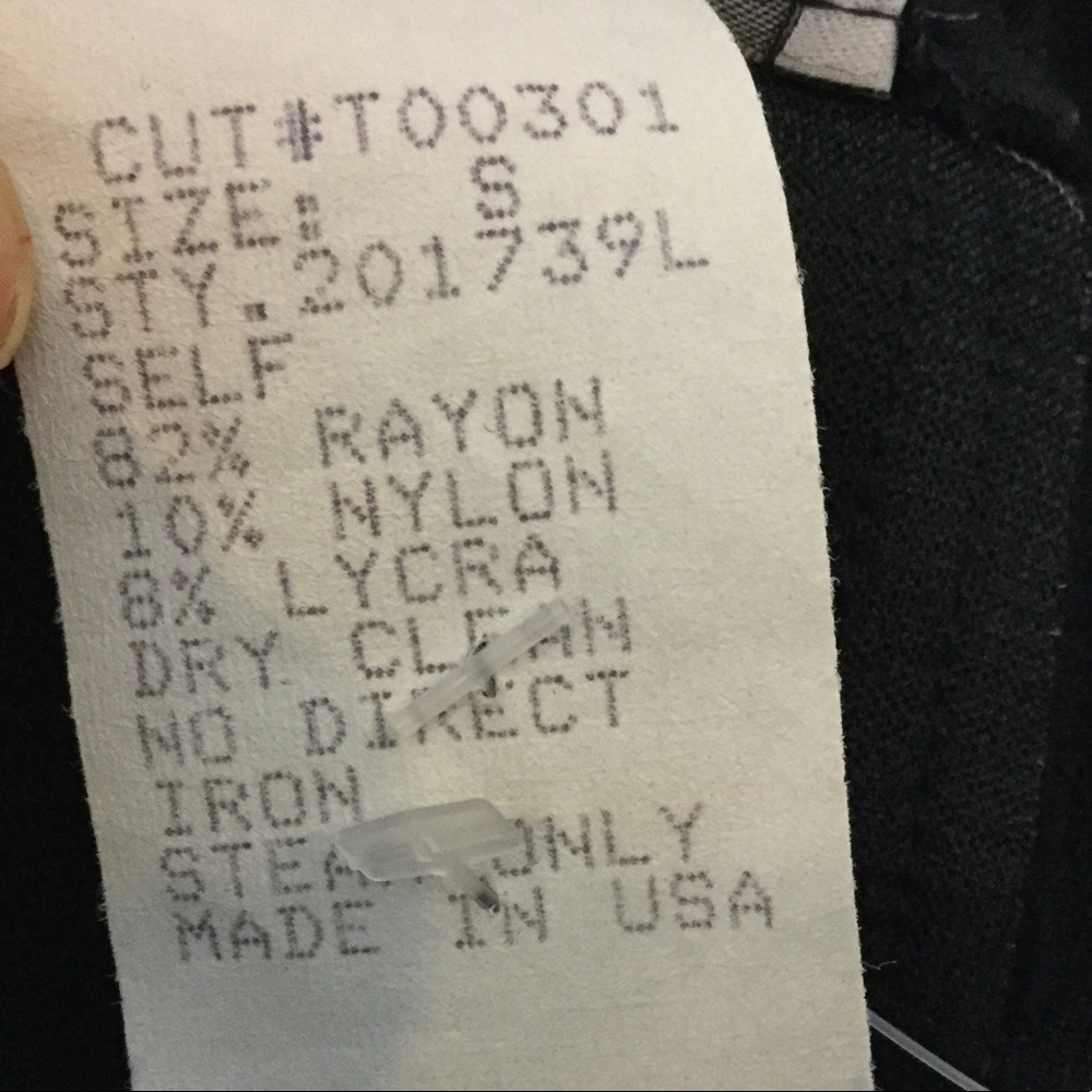 New TADASHI Small Black Cut Out Formal Prom Dress Vintage Full Length Gown FIRM$ - Picture 8 of 8