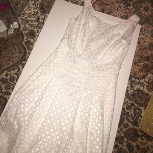 white cocktail dress