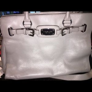 Large grey Michael kors purse