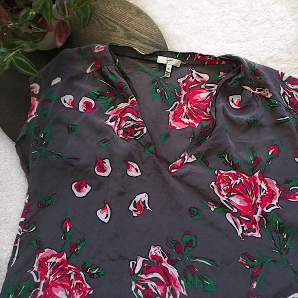 Joie Tops - Joie floral silk blouse