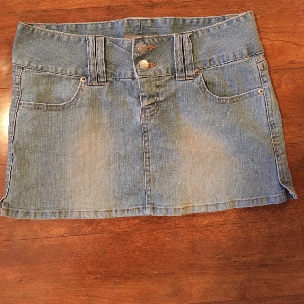 Forever 21 Light Blue Jean Skirt