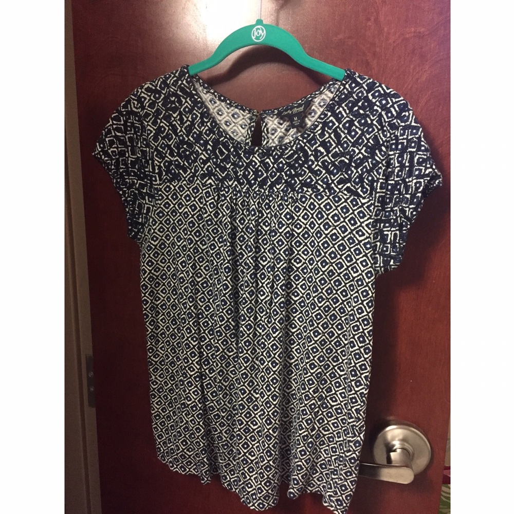 Lucky Brand Blue Blouse