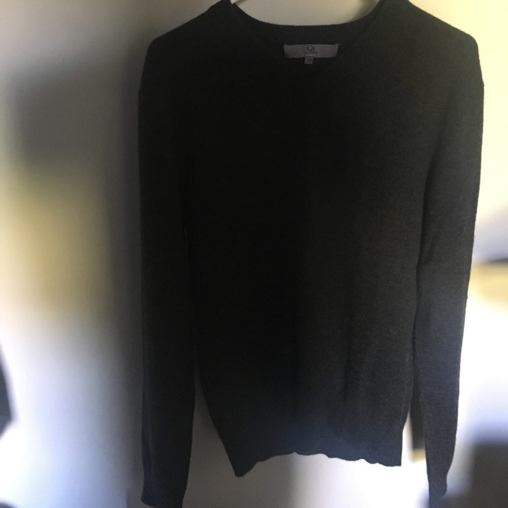Dark Gray Cashmere Sweater!