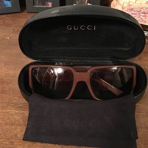 Brown Gucci Sunglasses