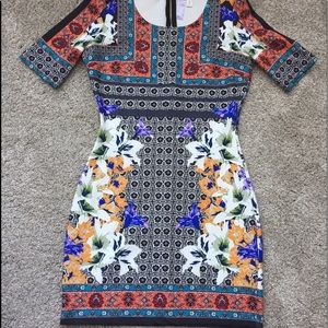 Form fitting dress. Fun for spring and summer.