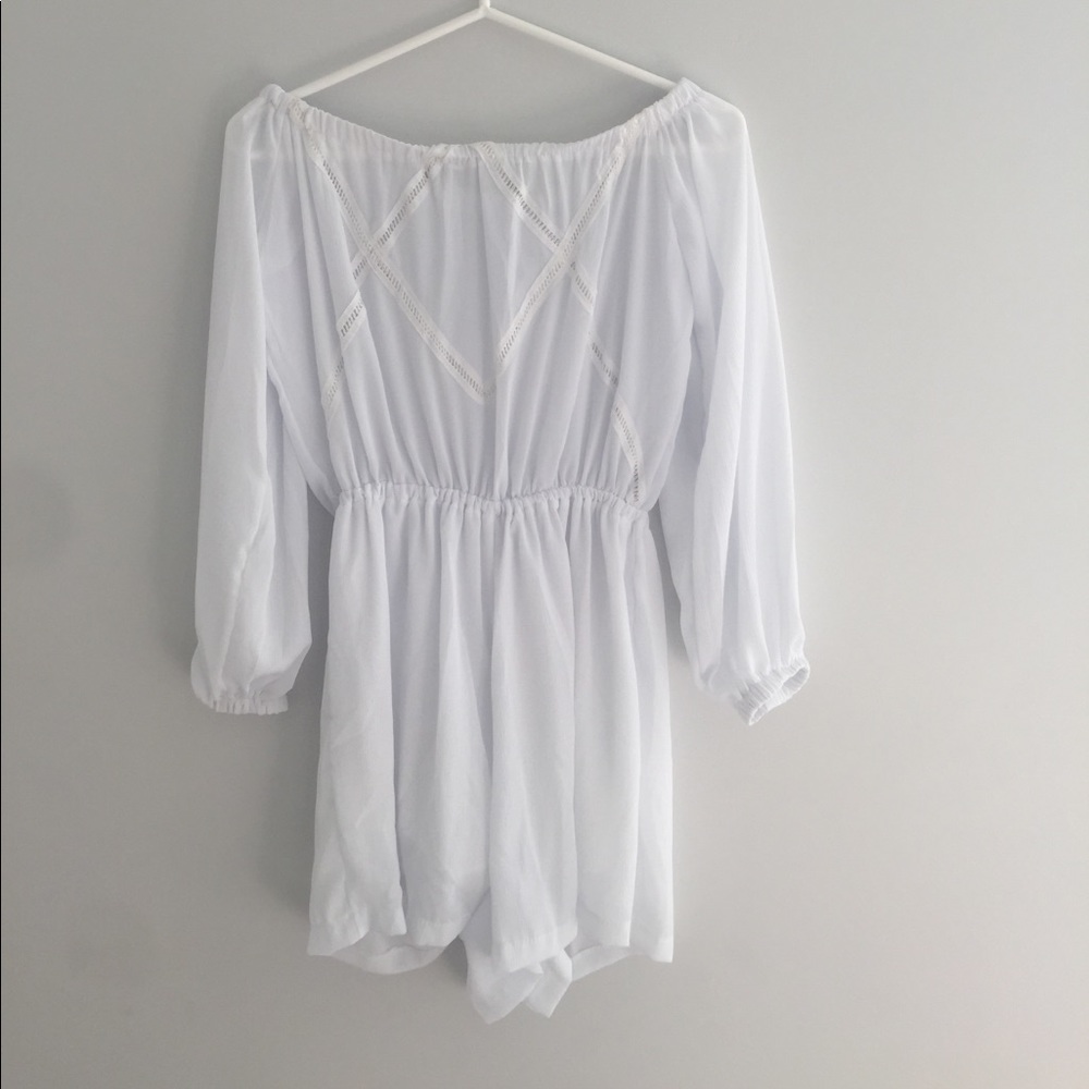 LF white romper