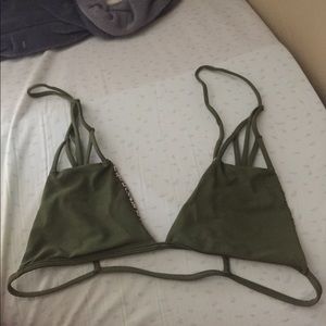 Olive Acacia Bikini Top