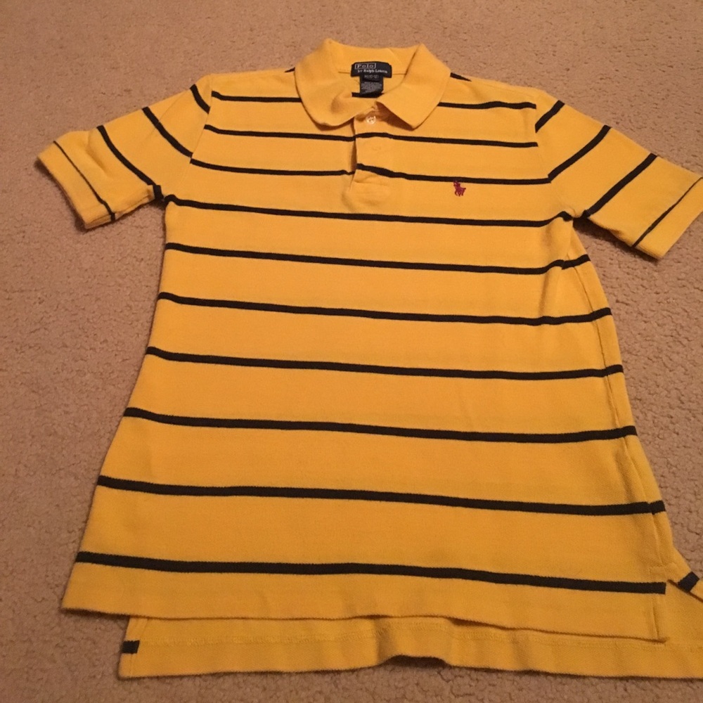 Boys Ralph Lauren Short Sleeve Polo Shirt Size M